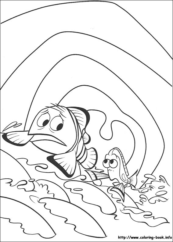 Finding Nemo coloring picture